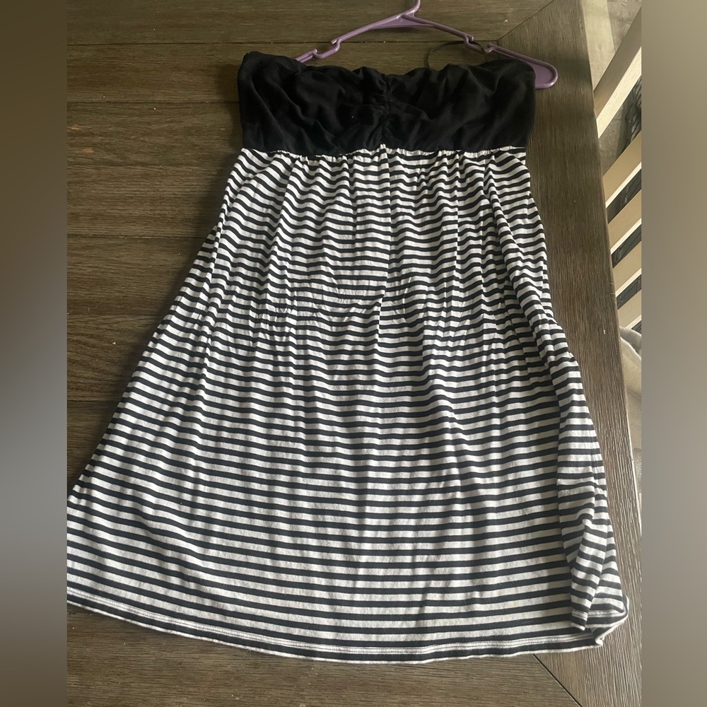 Express strapless dress